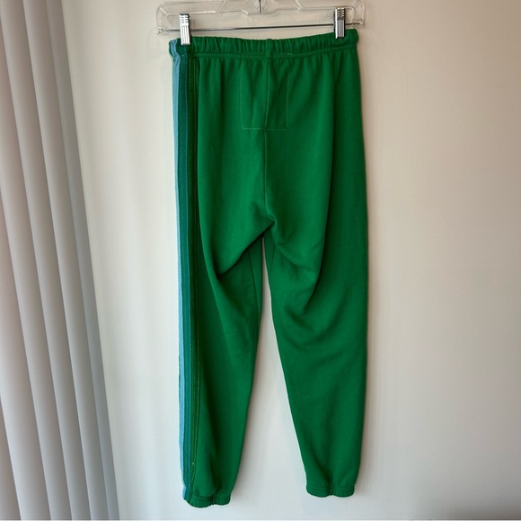 Aviator Nation 5 Stripe Sweatpants Green Size Extra Small - Picture 5 of 12